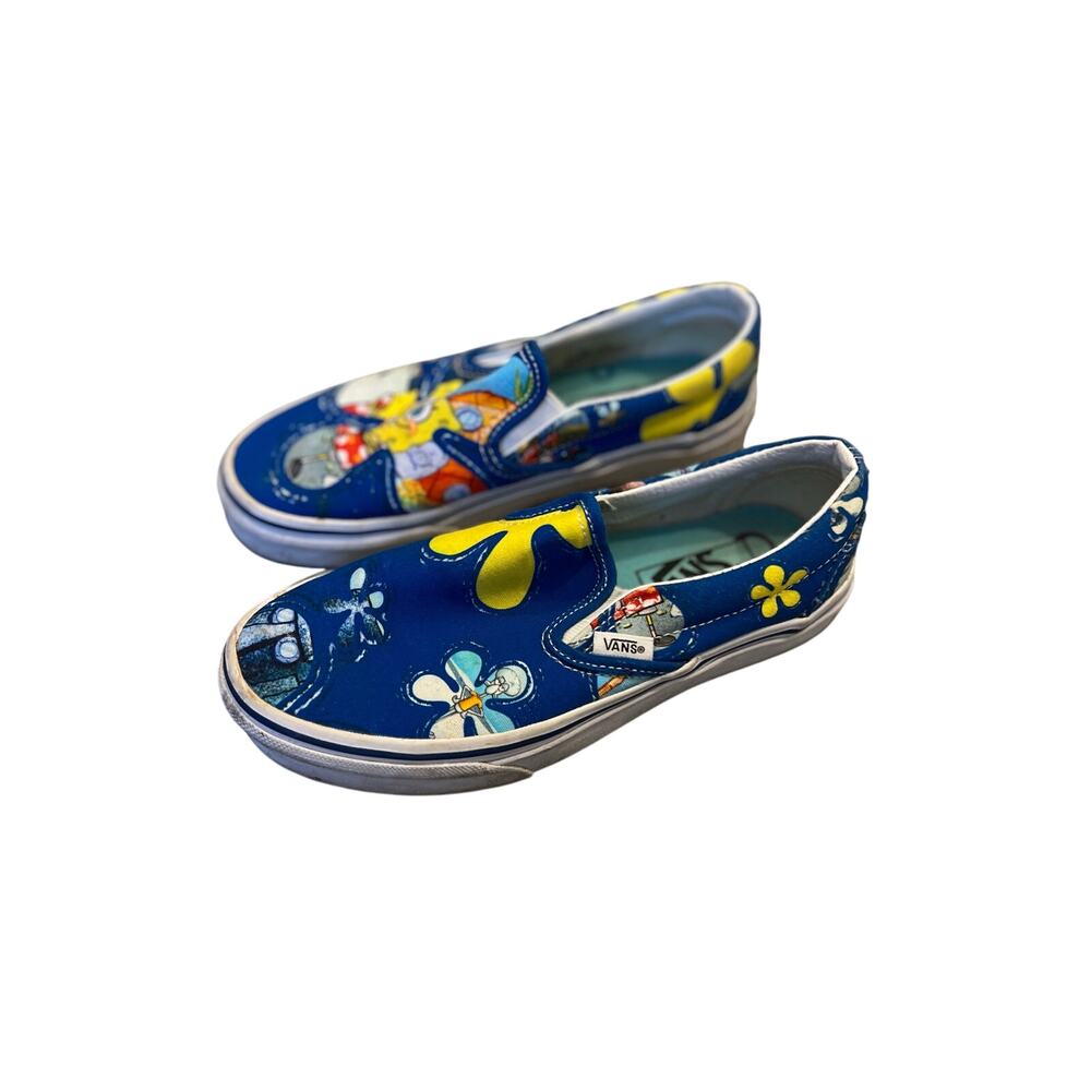 VANS SpongeBob slip on shoes men’s size 4.5 women’s 6 big boys size 4.5